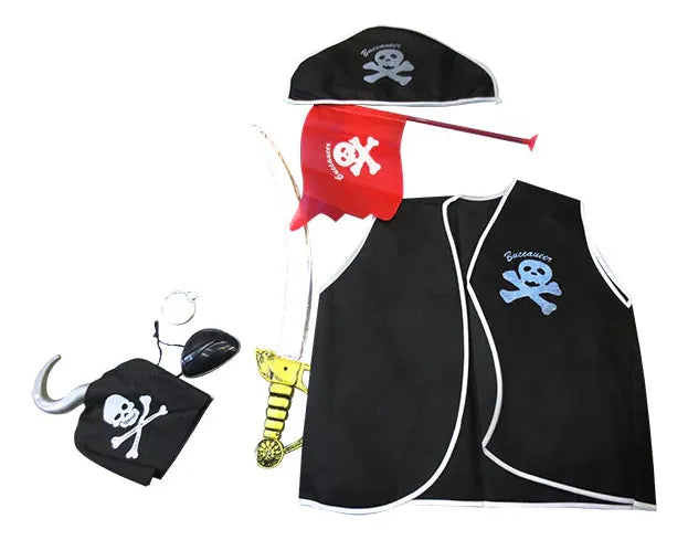 Disfraz De Pirata Infantil Set 7 Piezas