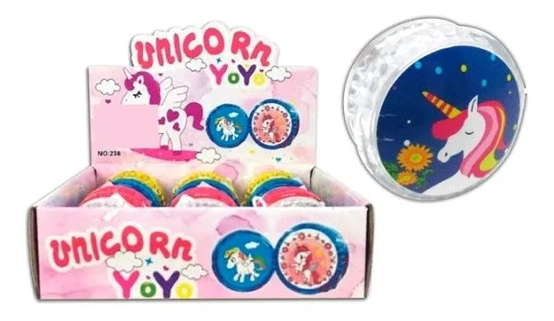 yoyo Unicornio Con Luz Led Al Girar