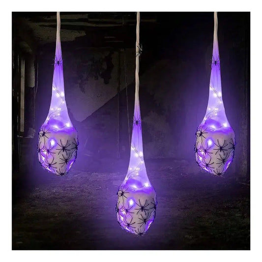 Tela de Araña con Luz 80 cm – Decoración Halloween
