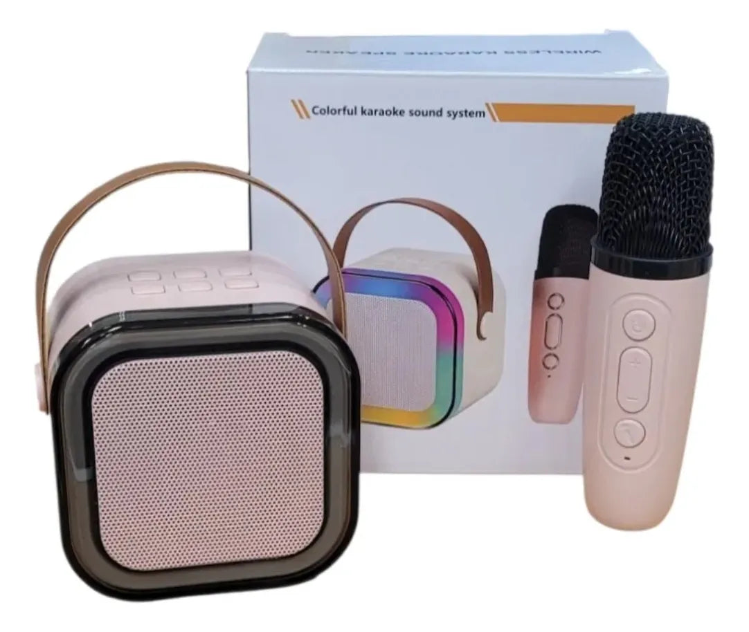 Parlante Con Bluetooth Mini Con Micrófono Karaoke