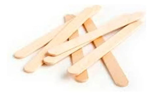 Palitos Para Helado Color Natural Set X100 Unidades