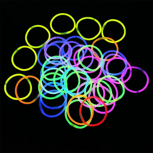 Pulseras Químicas Pack X12 Fluorescente