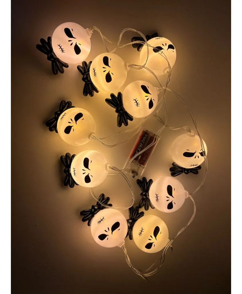 Guia De Luces Jack 2mts 20 Luces Deco Halloween