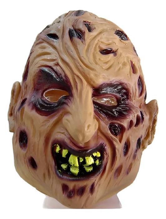 Mascara Freddy Krueger En Latex Cosplay Disfraz