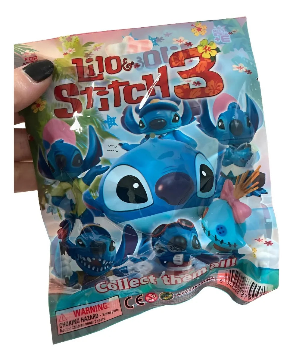 Sobre Sorpresa Figura Stitch + 3 Cartas