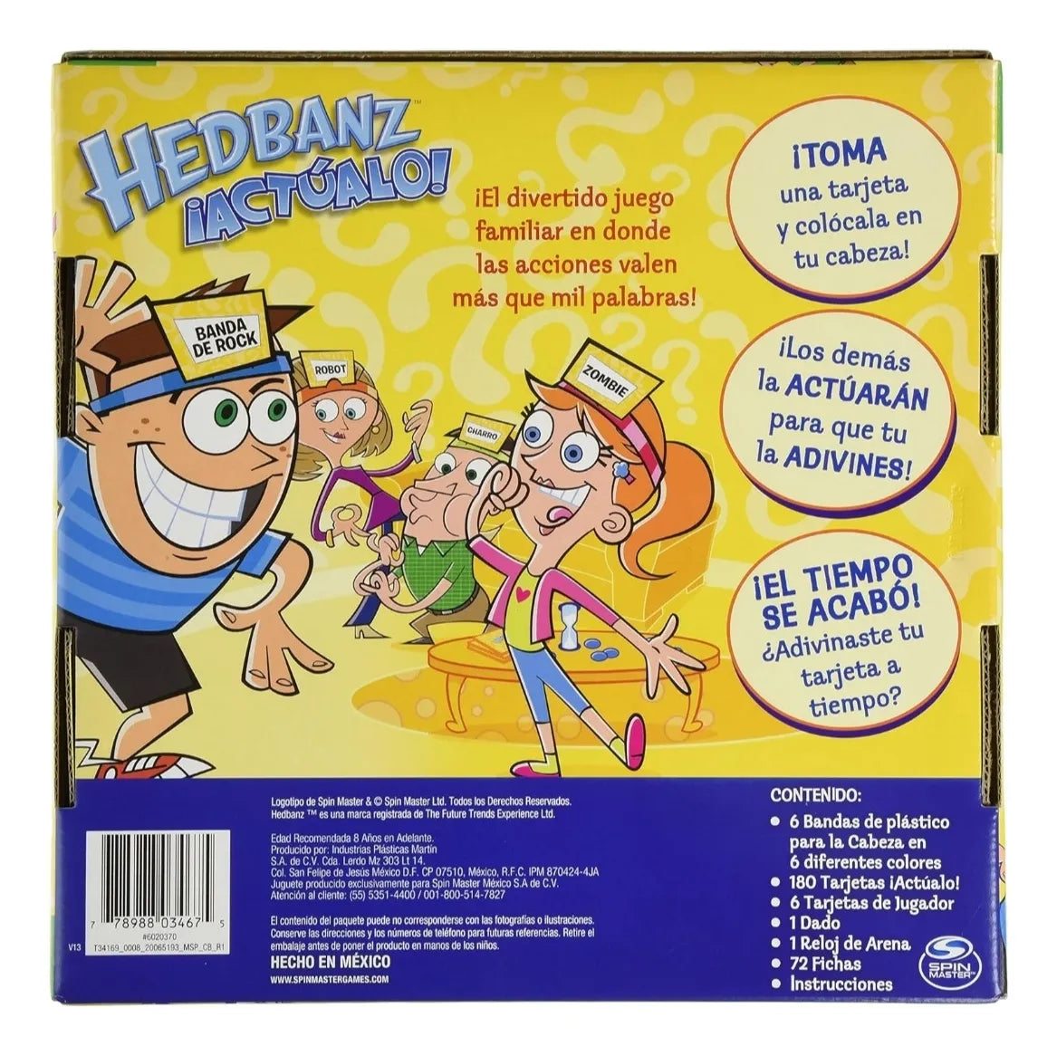 Juego De Mesa Headbanz Actualo Quien Soy