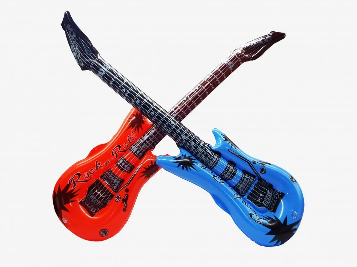 Guitarra Inflable Flotador Piscina Playa 90 Cm