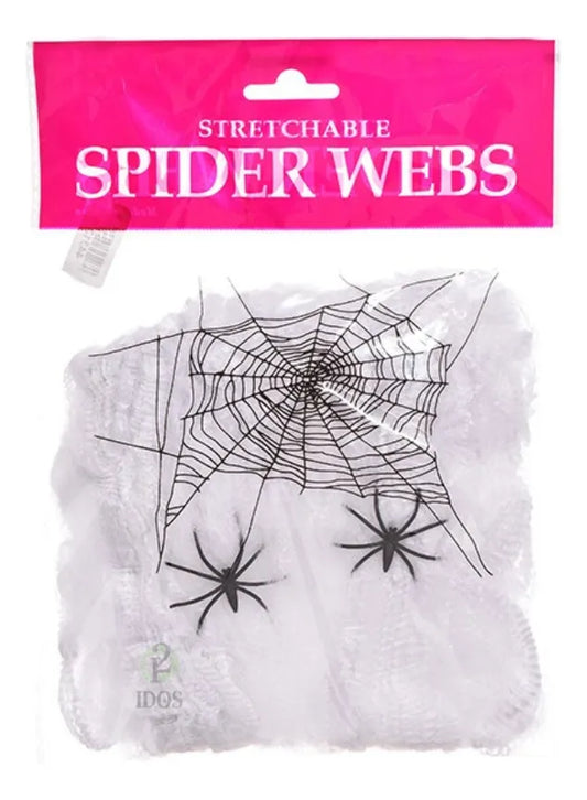 Tela De Araña Artificial 20gms Deco Halloween