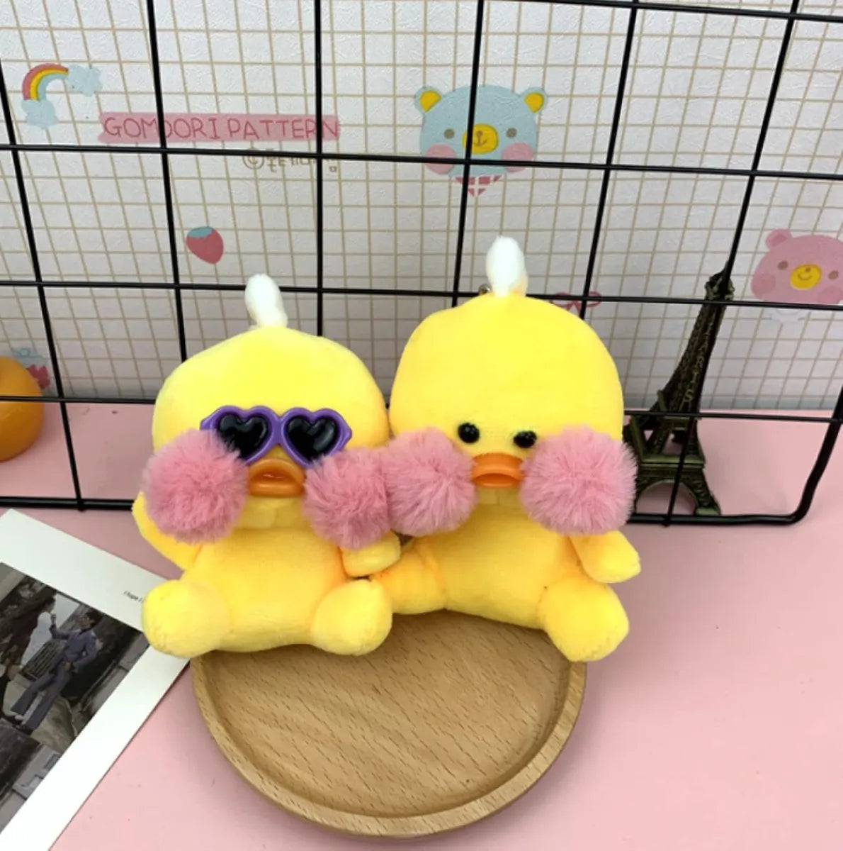 Llavero De Pato Lalafanfan 10 Cm Peluche Souvenir