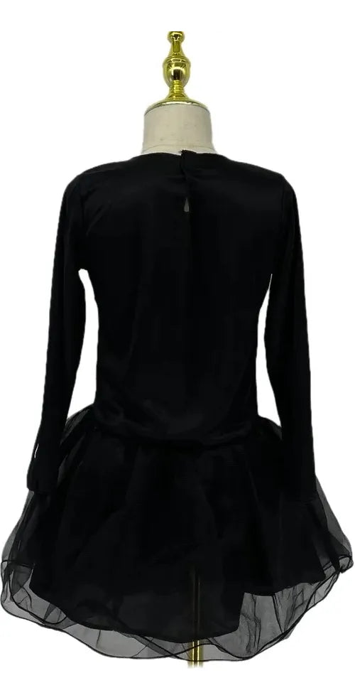 Disfraz Esqueleto Infantil Tutú Antifaz Halloween