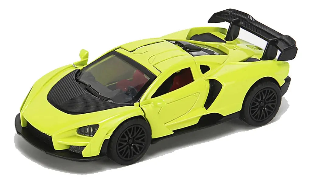 Auto De Metal Deportivo 12cm 4 Colores Calidad