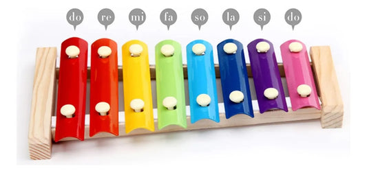 Xilófono En Madera Montessori 23cm