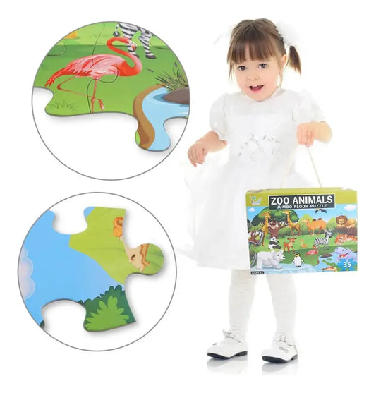 Puzzle Rompecabezas Animales De La Selva 35pcs