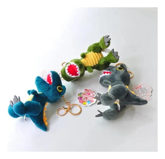 Llavero De Dinosaurio De Peluche 14cm Importado
