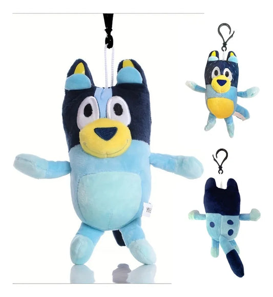 Llavero De Peluche Bluey 15cm Con Gancho Importado