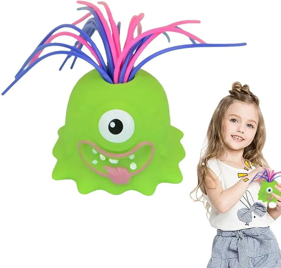 Monstruo Chillón Grita Tira Pelo Fidget Antiestrés