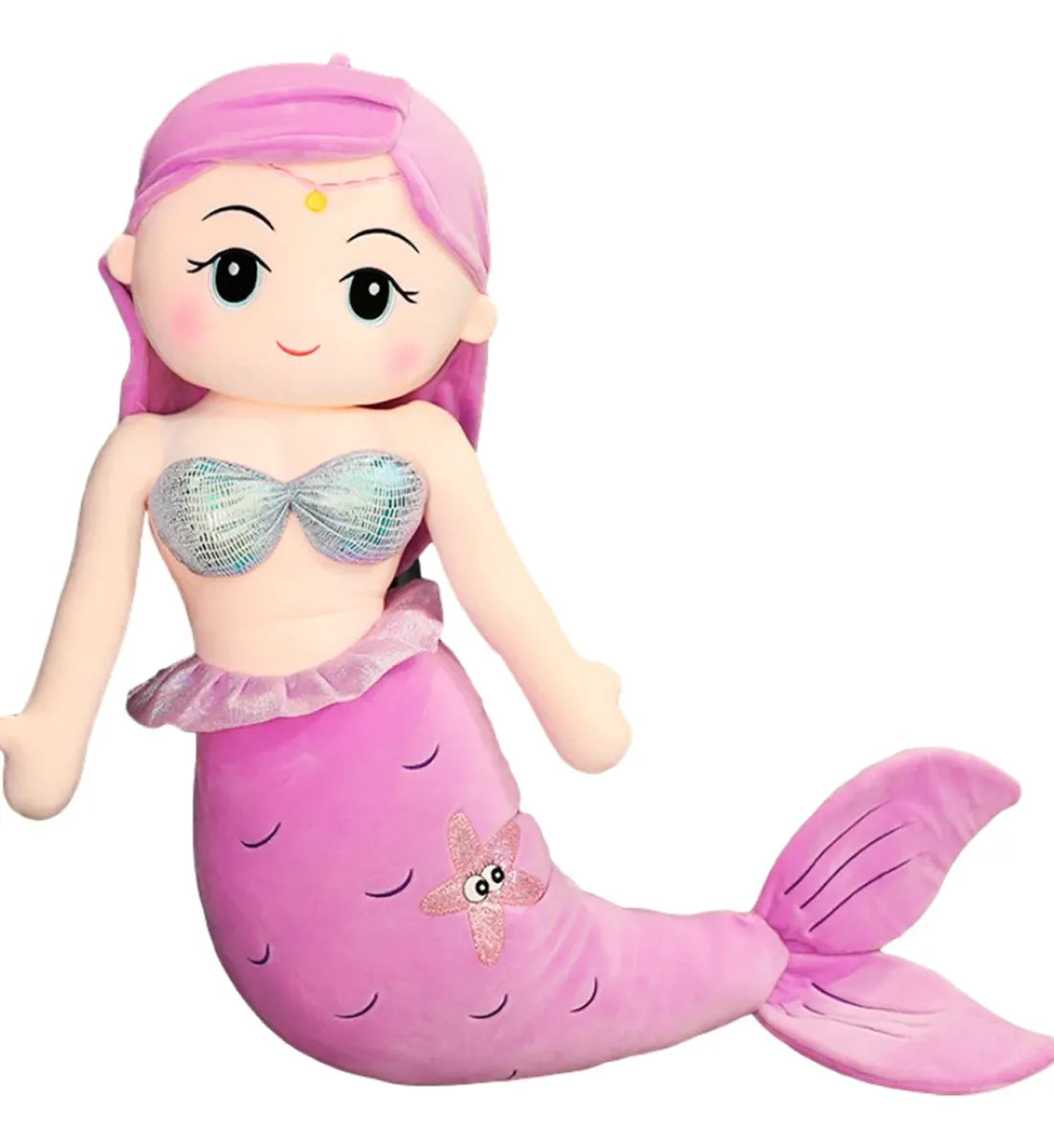 Sirena De Peluche Grande 1mt De Alto