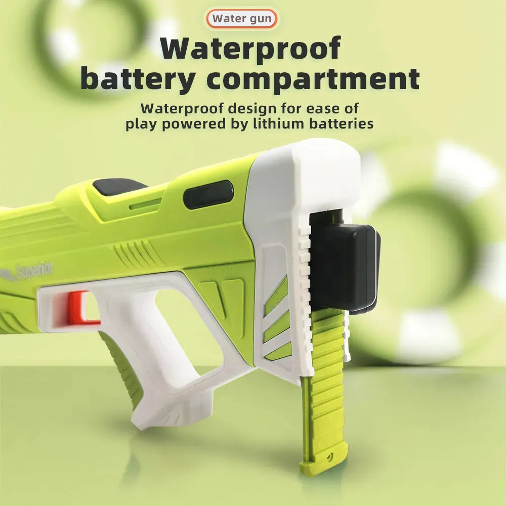 Pistola De Agua Recargable Usb Electrica 43cm