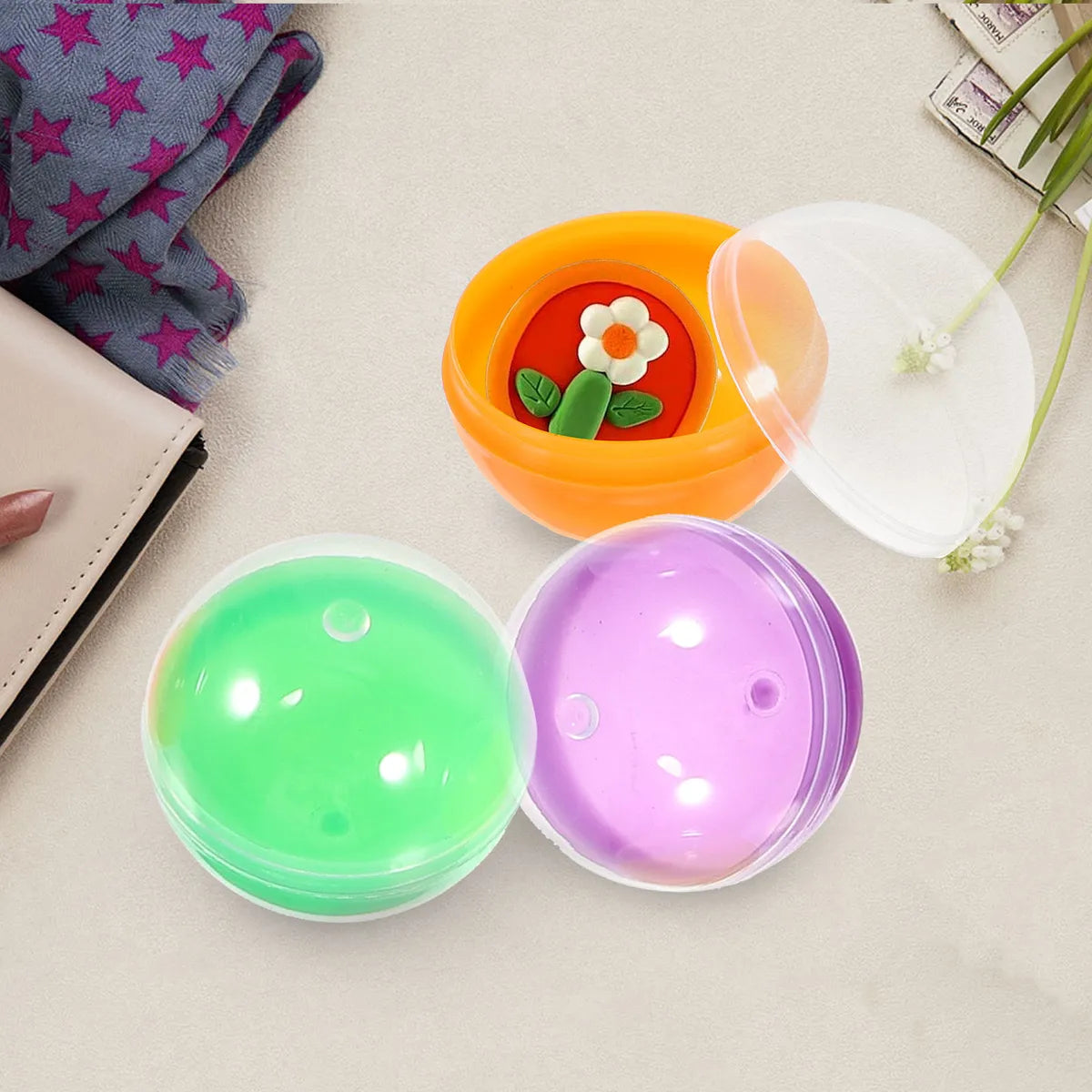 Capsula Plastico 6,5cm Sorpresita Souvenir Pack X12