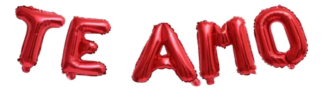 Set De Globos Te Amo Día De Las Madres 40 Cm