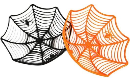 Caramelera Plástica Telaraña Pack X2 Halloween
