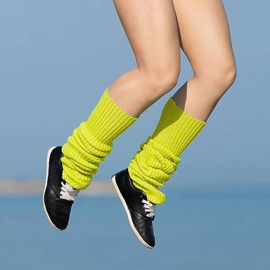 Medias Calentadores Fluo Disfraz Cosplay