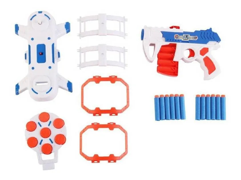 Pistola De Dardos Dart League Con Blanco Móvil