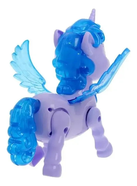Unicornio Con Luz Sonido Y Movimiento 12x16 Cm