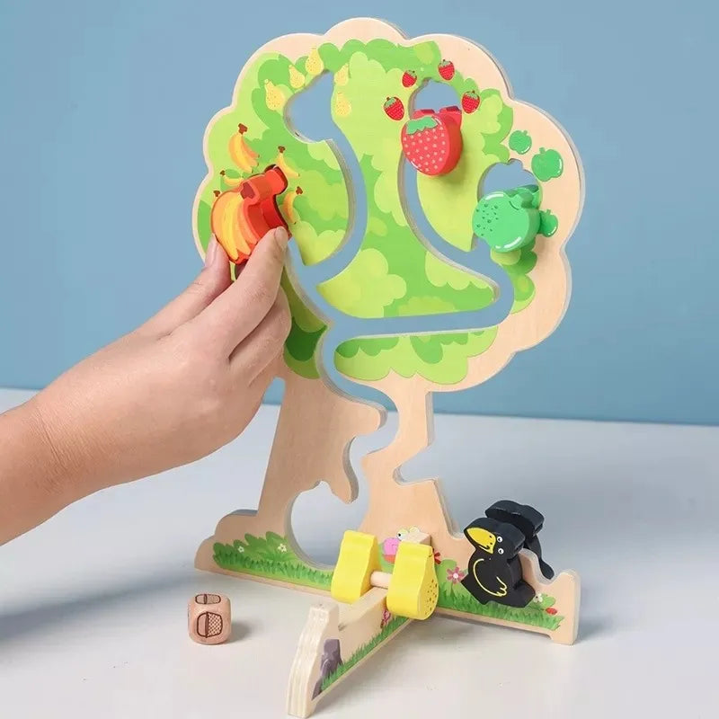 Árbol Madera Montessori Desarrollo Habilidad Fina