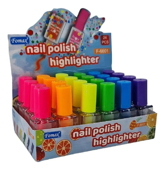 Esmalte Infantil Con Glitter Pack X6 Varios Colores