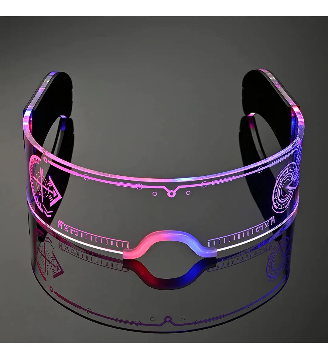 Lentes Led Acrílico A Pila 259 Combinaciones Color