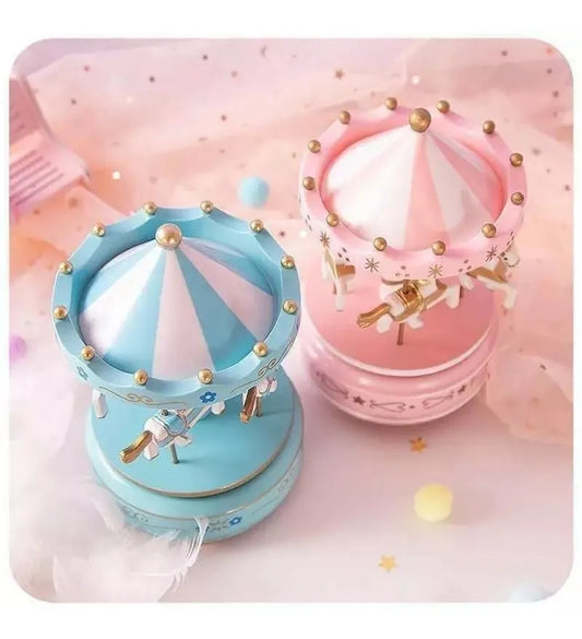 Carrusel Musical En Madera Diferentes Colores