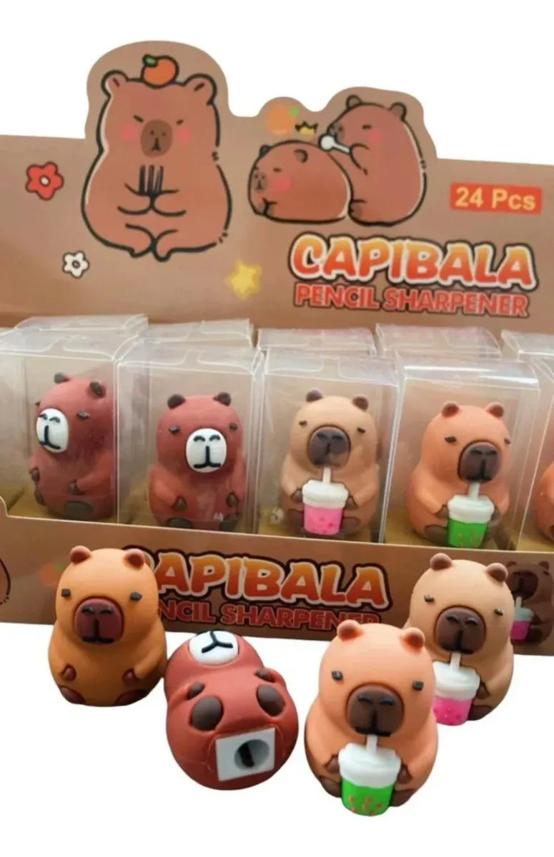 Sacapuntas De Capibara Tendencia 4 Cm