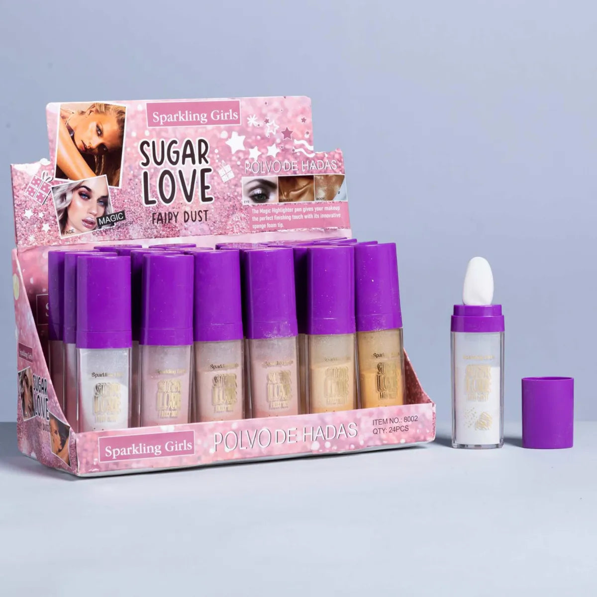 Polvo De Hadas Iluminador Facial Corporal Brillante