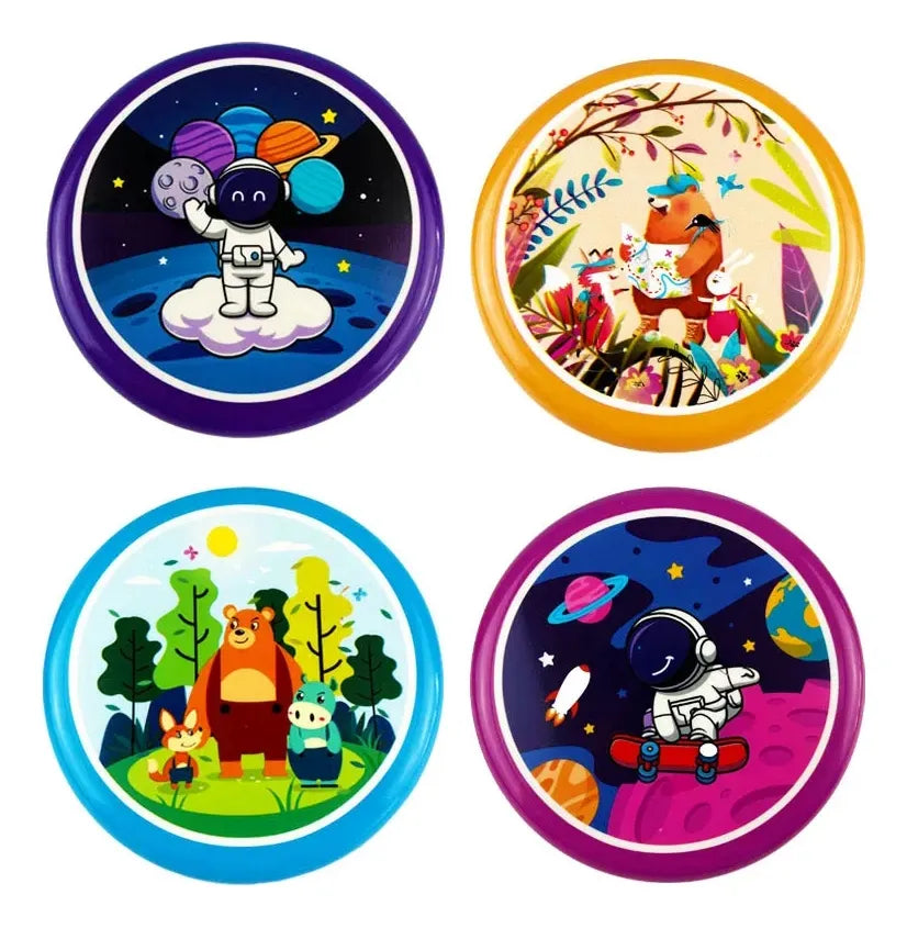 Disco Frisbee 20cm Plástico Pu Flexible Infantil