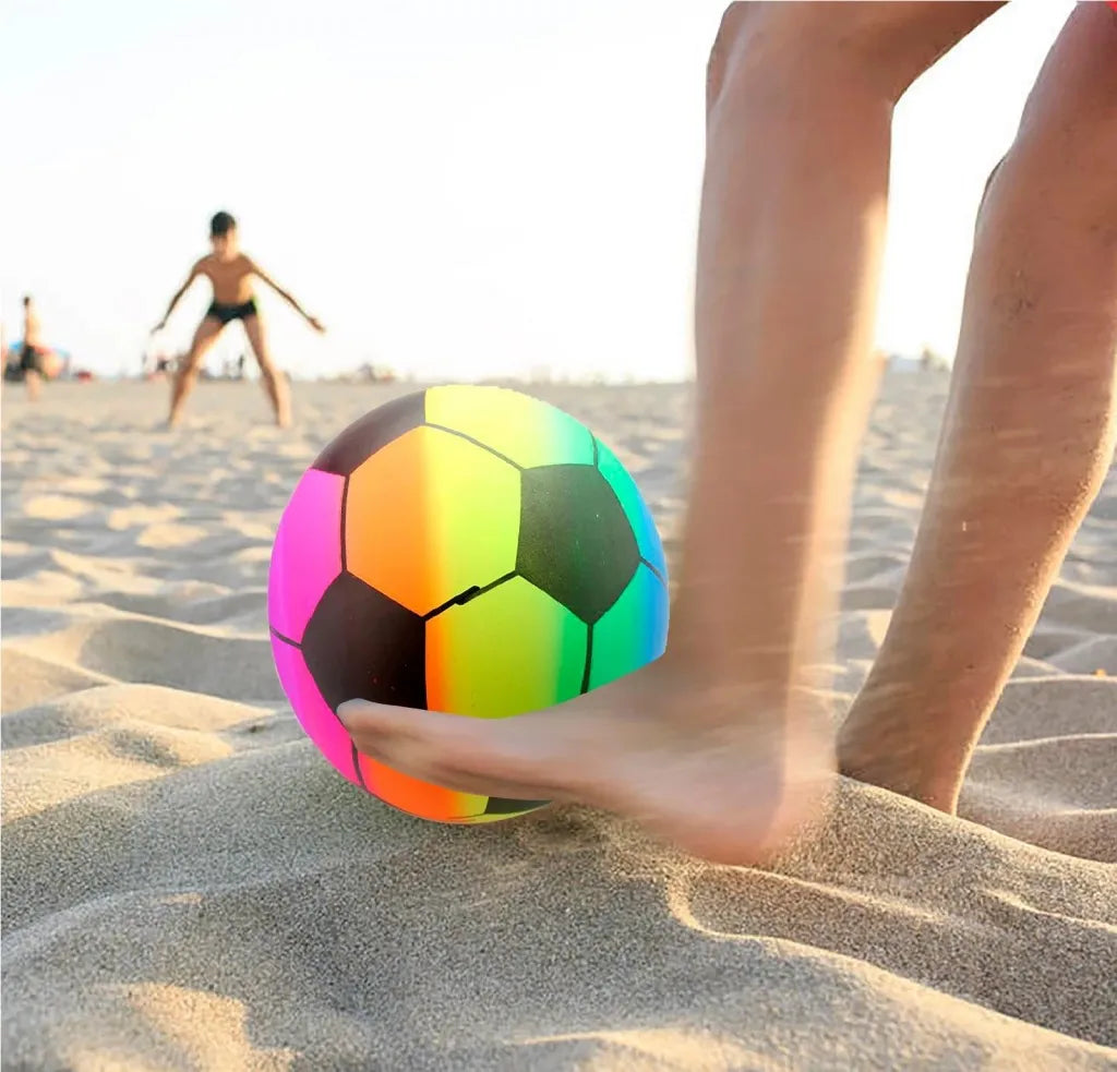 Pelota De Playa Colores Fluo 22 Cm