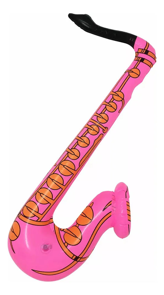Inflable De Saxofón 60cm Varios Colores