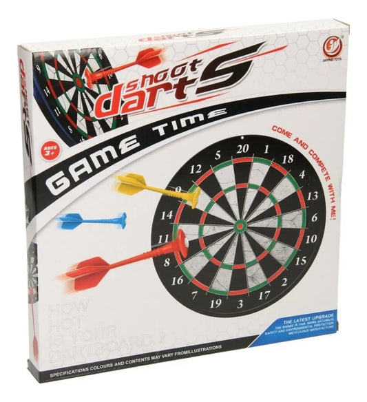 Juego De Dardos Con Velcro Doble Cara 26cm
