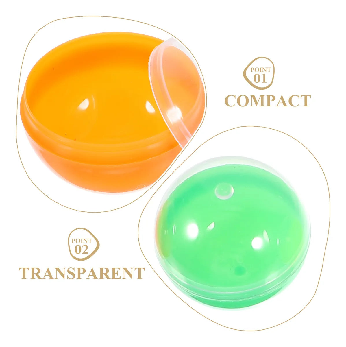 Capsula Plastico 5,5cm Sorpresita Souvenir Pack X12