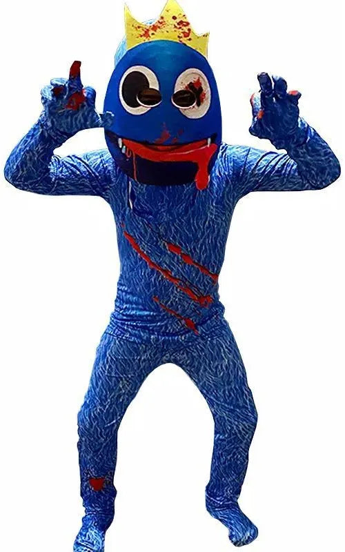 Disfraz Infantil Blue Rainbow Friends Mascara Plana