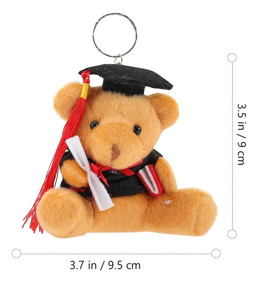 Llaveros Oso De Peluche Graduado 9cm Souvenir