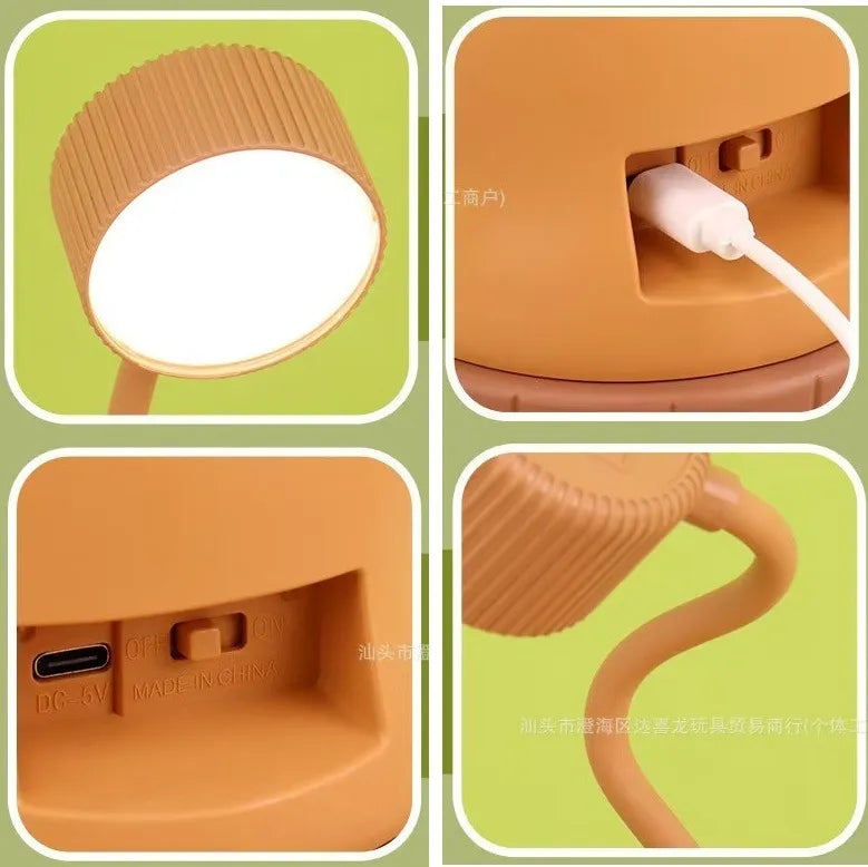 Lampara Veladora Infantil Capibara 29cm Usb