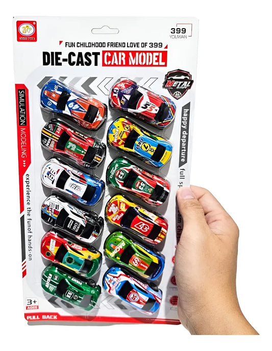 Autitos En Blíster Packx12 Souvenir Sorpresitas