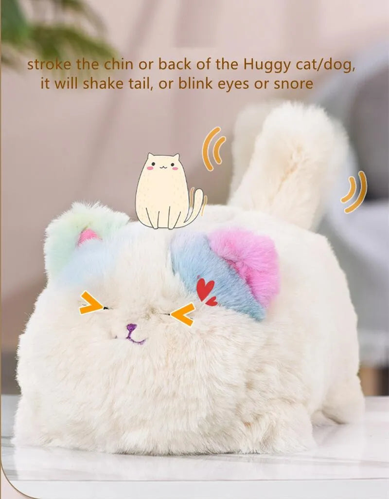 Peluche Gato Interactivo Sonido Maulla Movimiento