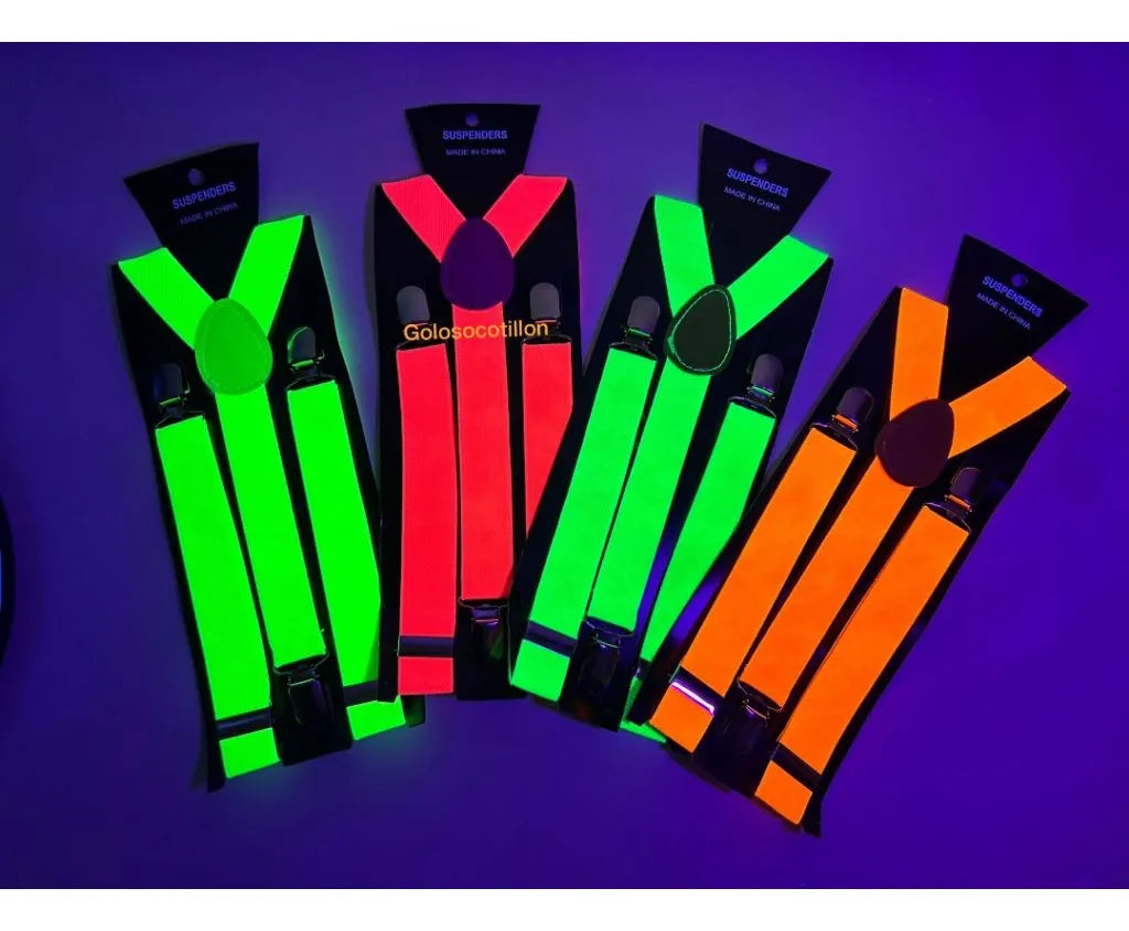 Tiradores Suspensores Colores Fluo