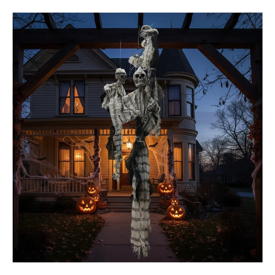 Esqueleto Decorativo Colgante Halloween 90x22 cm