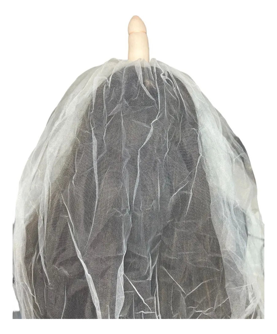 Tiara Con Velo Y Pene De Peluche Despedida Soltera