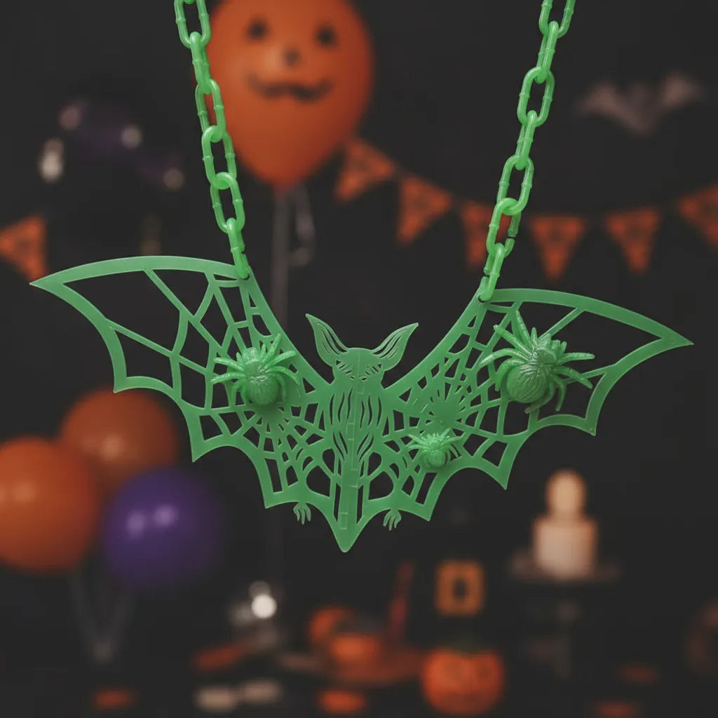 Murcielago Plástico Para Colgar 52cm Deco Halloween