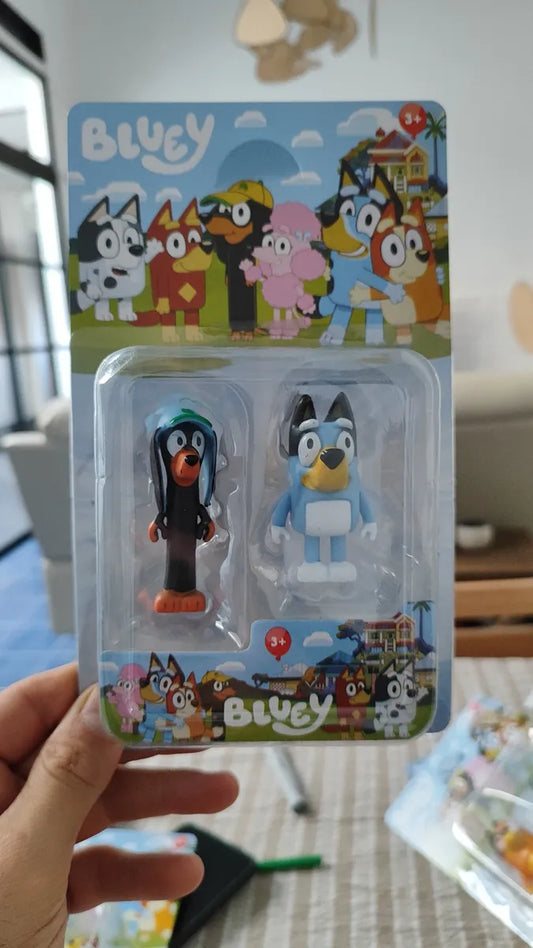 Muñeco Figuras Acción Plástico X2 Bluey Snickers