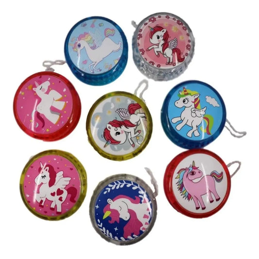 yoyo Unicornio Con Luz Led Al Girar